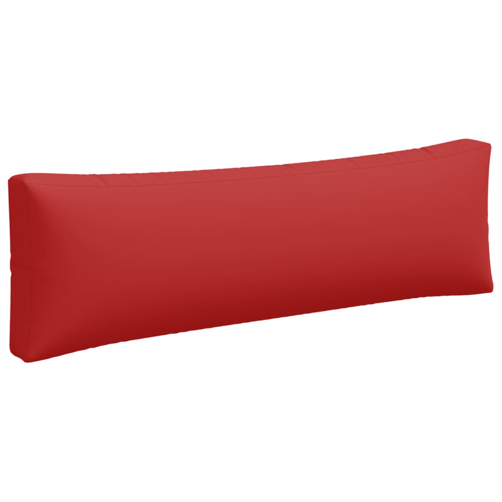 Pallet Cushions 3 pcs Red Fabric