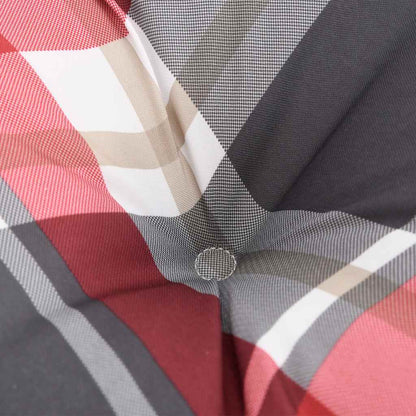 Pallet Cushions 3 pcs Red Check Fabric