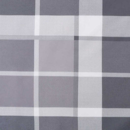 Pallet Cushions 3 pcs Grey Check Fabric