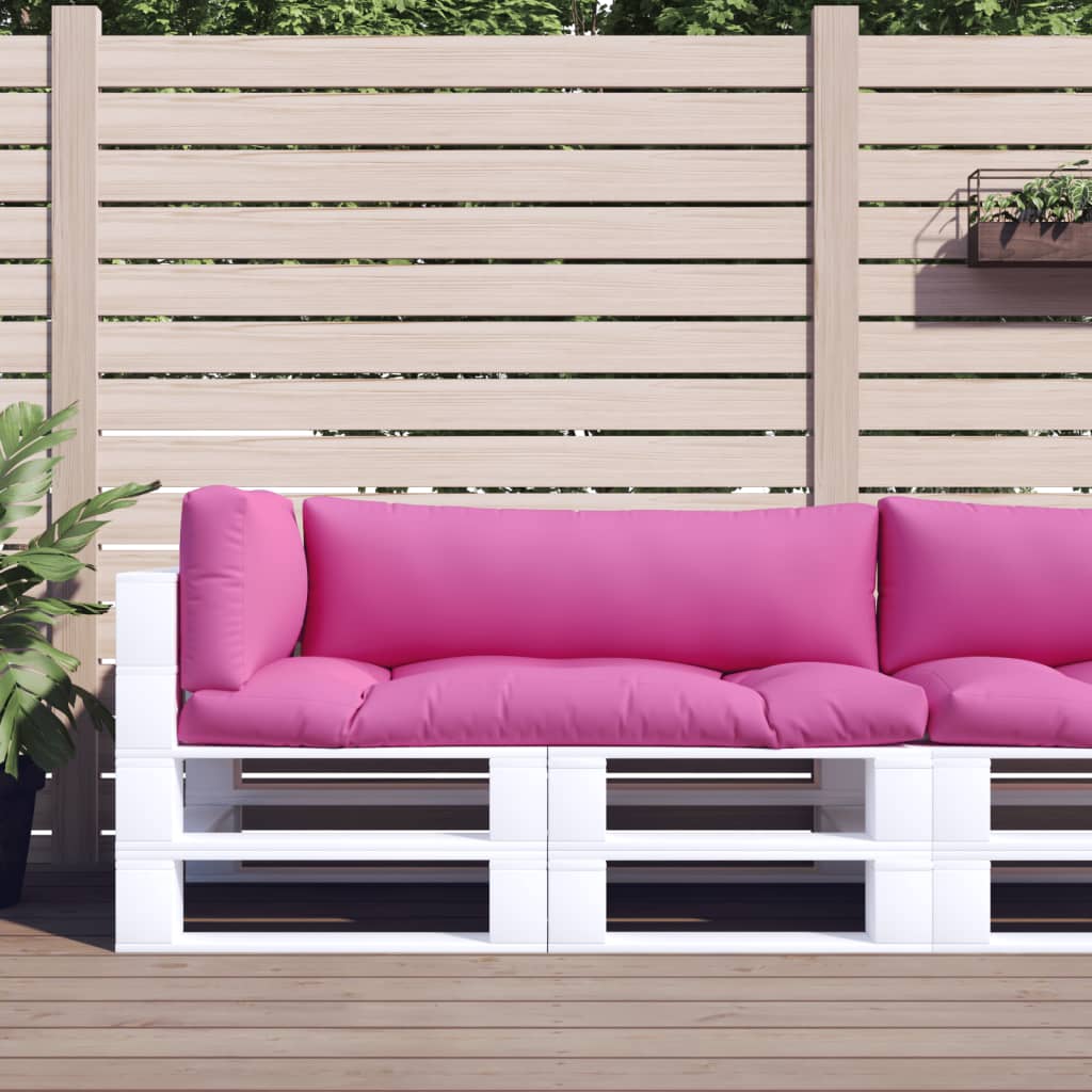 Pallet Cushions 3 pcs Pink Oxford Fabric