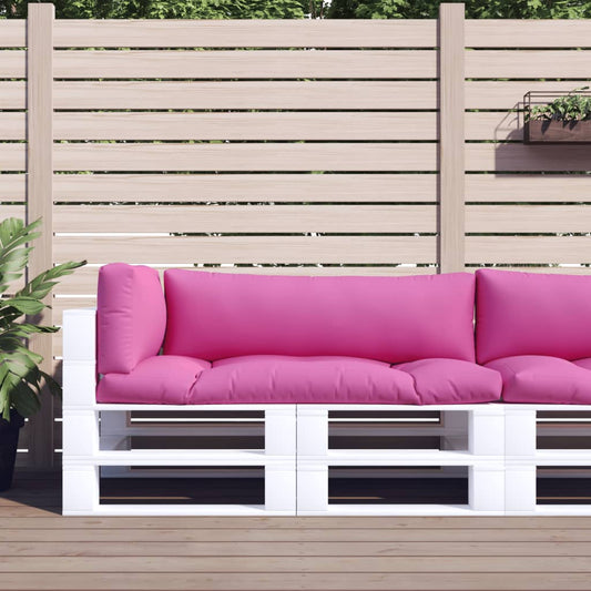 Pallet Cushions 3 pcs Pink Oxford Fabric