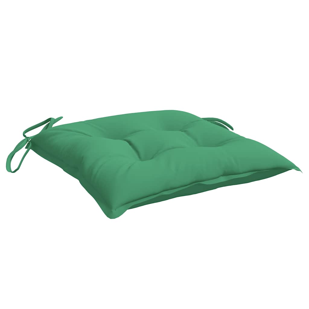 Pallet Cushions 2pcs Green 50x50x7 cm Oxford Fabric