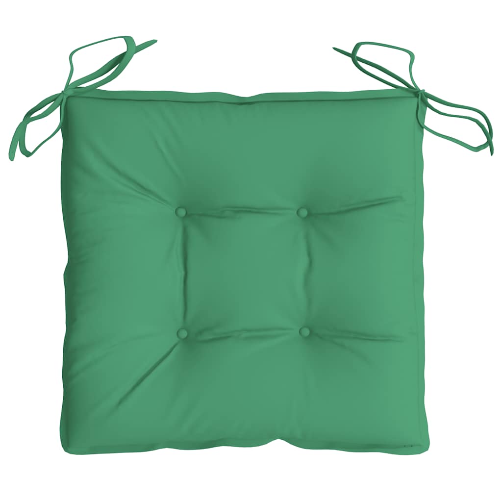 Pallet Cushions 2pcs Green 50x50x7 cm Oxford Fabric