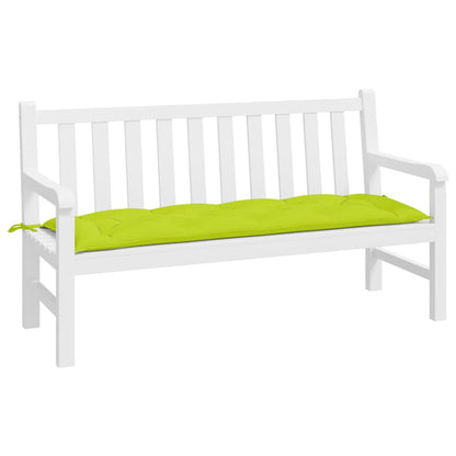 Garden Bench Cushion Bright Green 150x50x7 cm Oxford Fabric