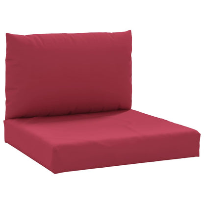 Pallet Cushions 2 pcs Wine Red Oxford Fabric