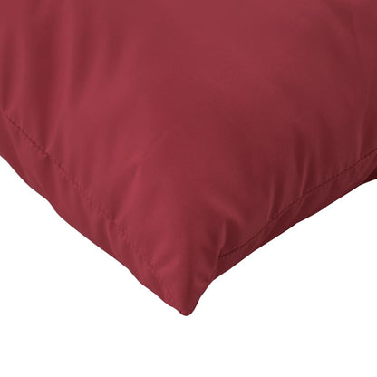 Pallet Cushions 2 pcs Wine Red Oxford Fabric