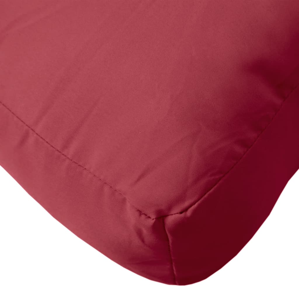 Pallet Cushions 2 pcs Wine Red Oxford Fabric