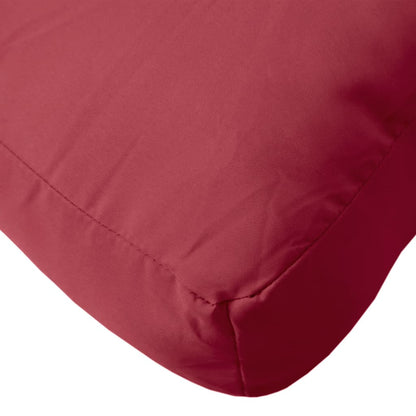 Pallet Cushions 2 pcs Wine Red Oxford Fabric