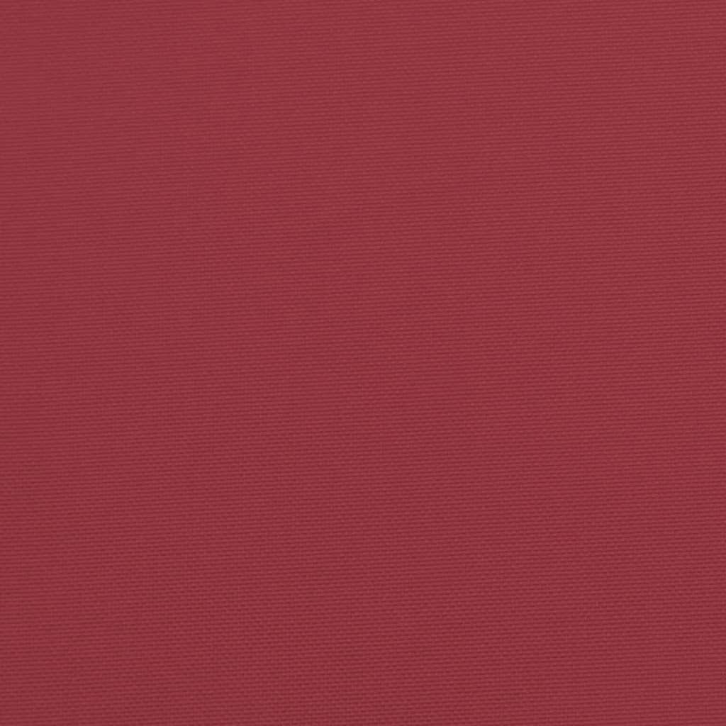 Pallet Cushions 2 pcs Wine Red Oxford Fabric