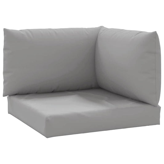 Pallet Cushions 3 pcs Grey Oxford Fabric