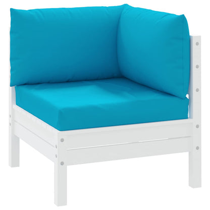 Pallet Cushions 3 pcs Light Blue Oxford Fabric