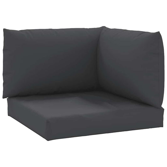 Pallet Cushions 3 pcs Black Oxford Fabric