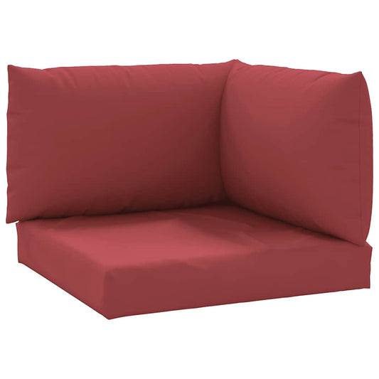 Pallet Cushions 3 pcs Wine Red Oxford Fabric