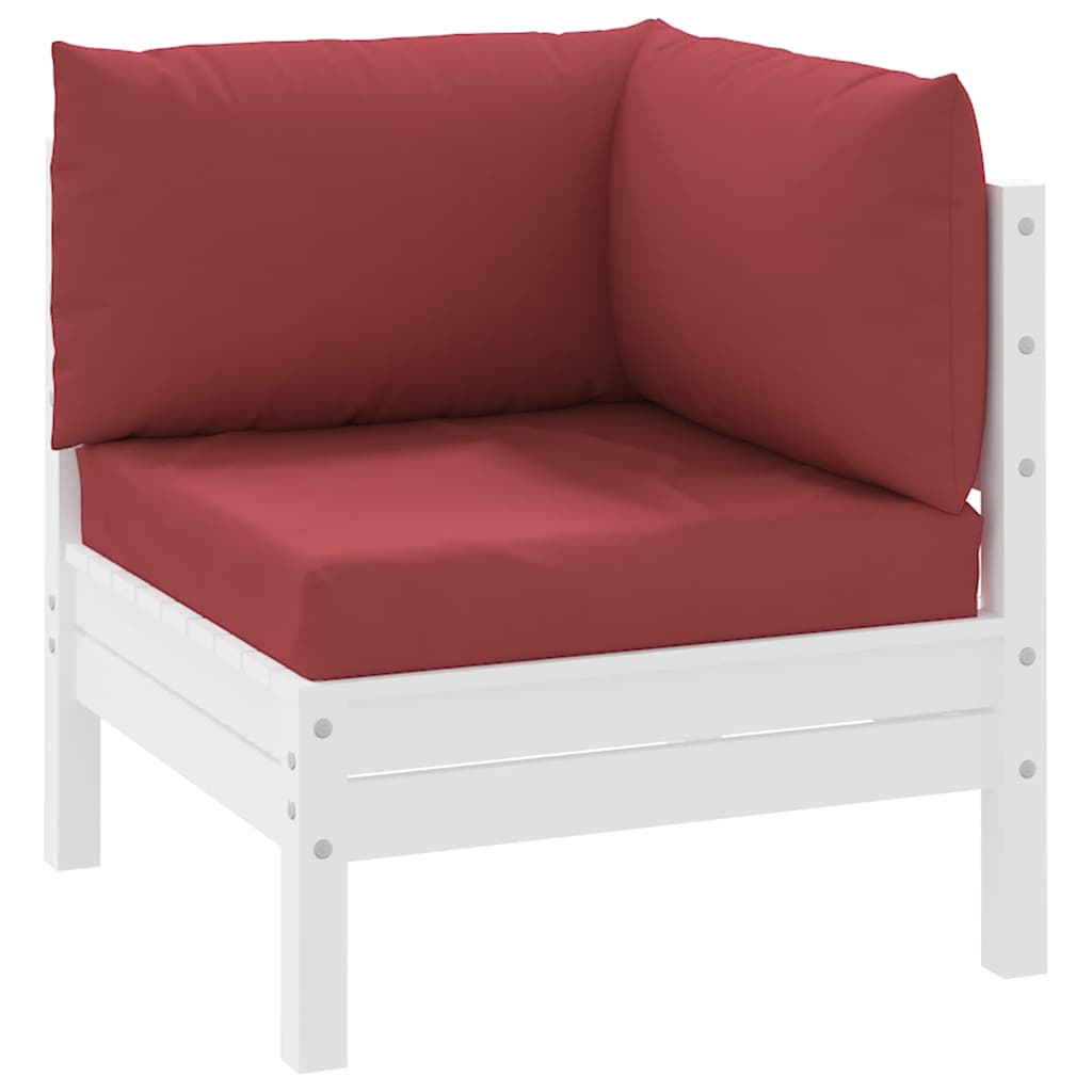 Pallet Cushions 3 pcs Wine Red Oxford Fabric