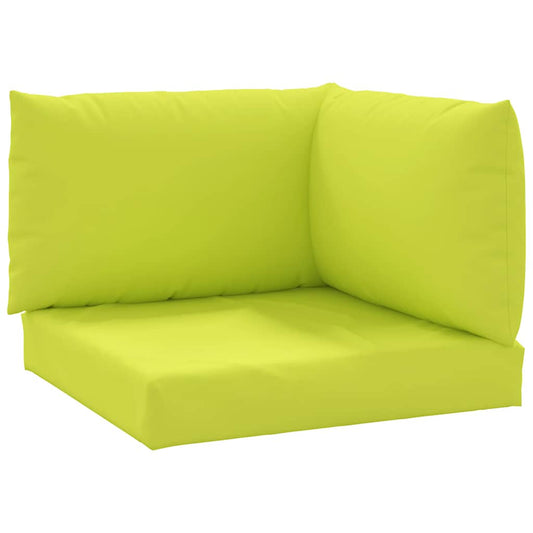 Pallet Cushions 3 pcs Bright Green Oxford Fabric