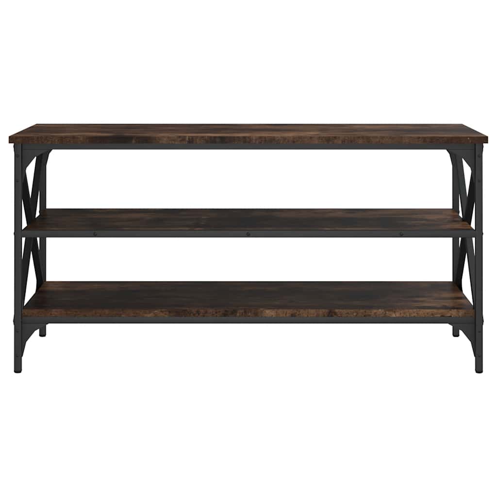 TV Cabinet Smoked Oak 100x40x50 cm Engineered Wood