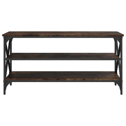 TV Cabinet Smoked Oak 100x40x50 cm Engineered Wood
