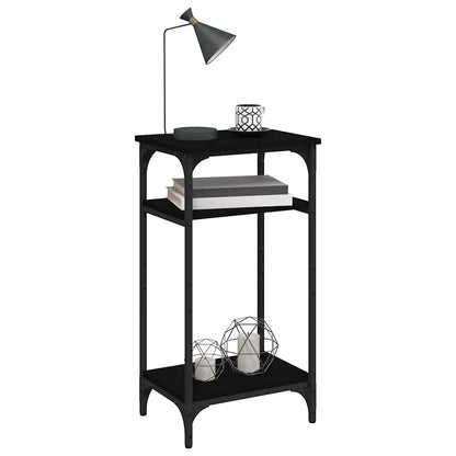 Side Table | Black | Engineered wood | Small | Adjustable Feet