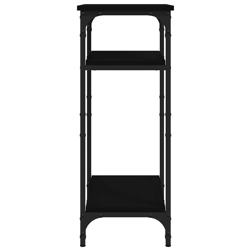 Side Table Black 40x30x75 cm Engineered Wood