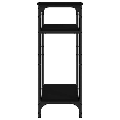 Side Table Black 40x30x75 cm Engineered Wood