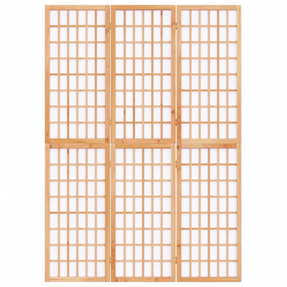 Folding 3-Panel Room Divider Japanese Style 120x170 cm