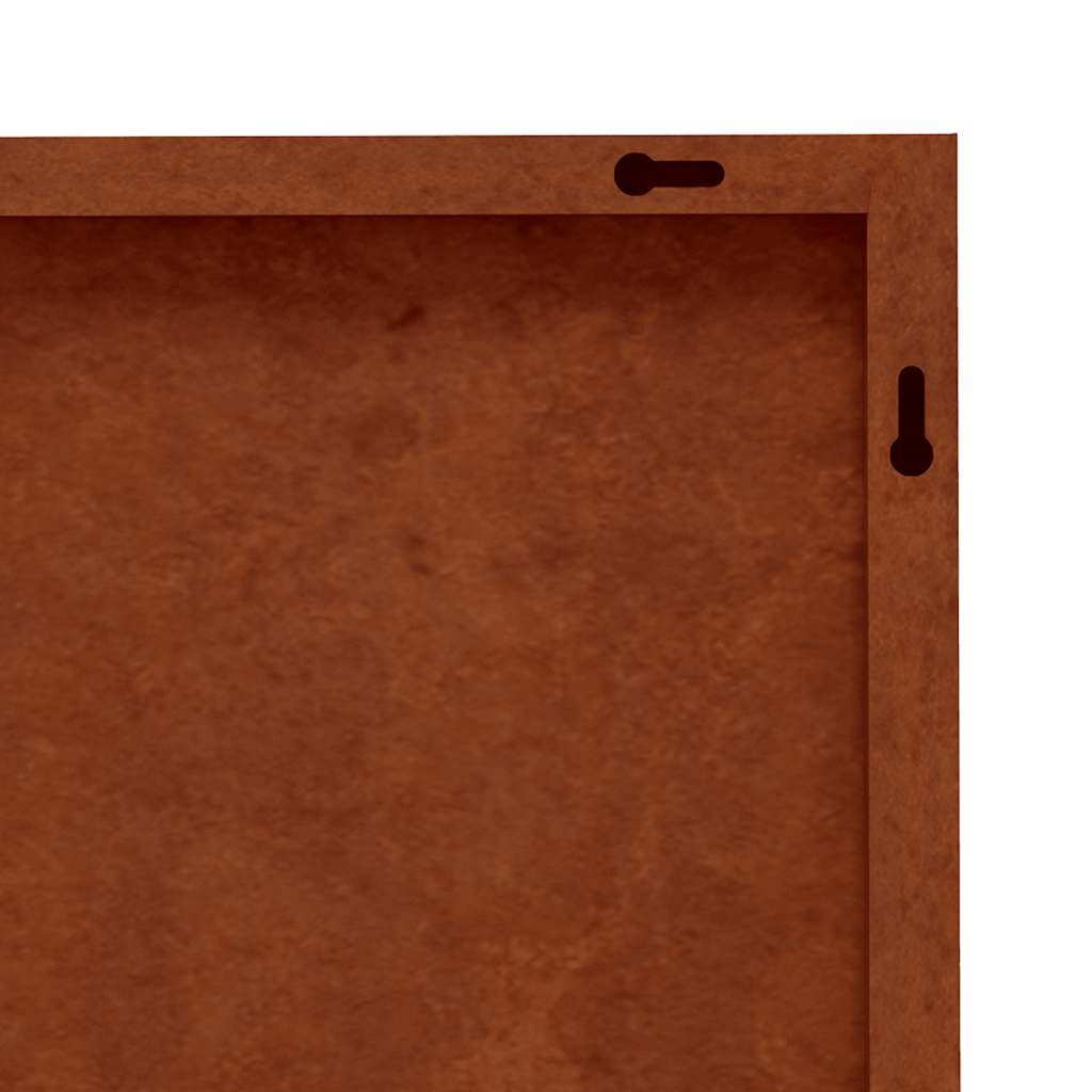Garden Wall Decoration 105x55 cm Corten Steel Gear Wheel Design