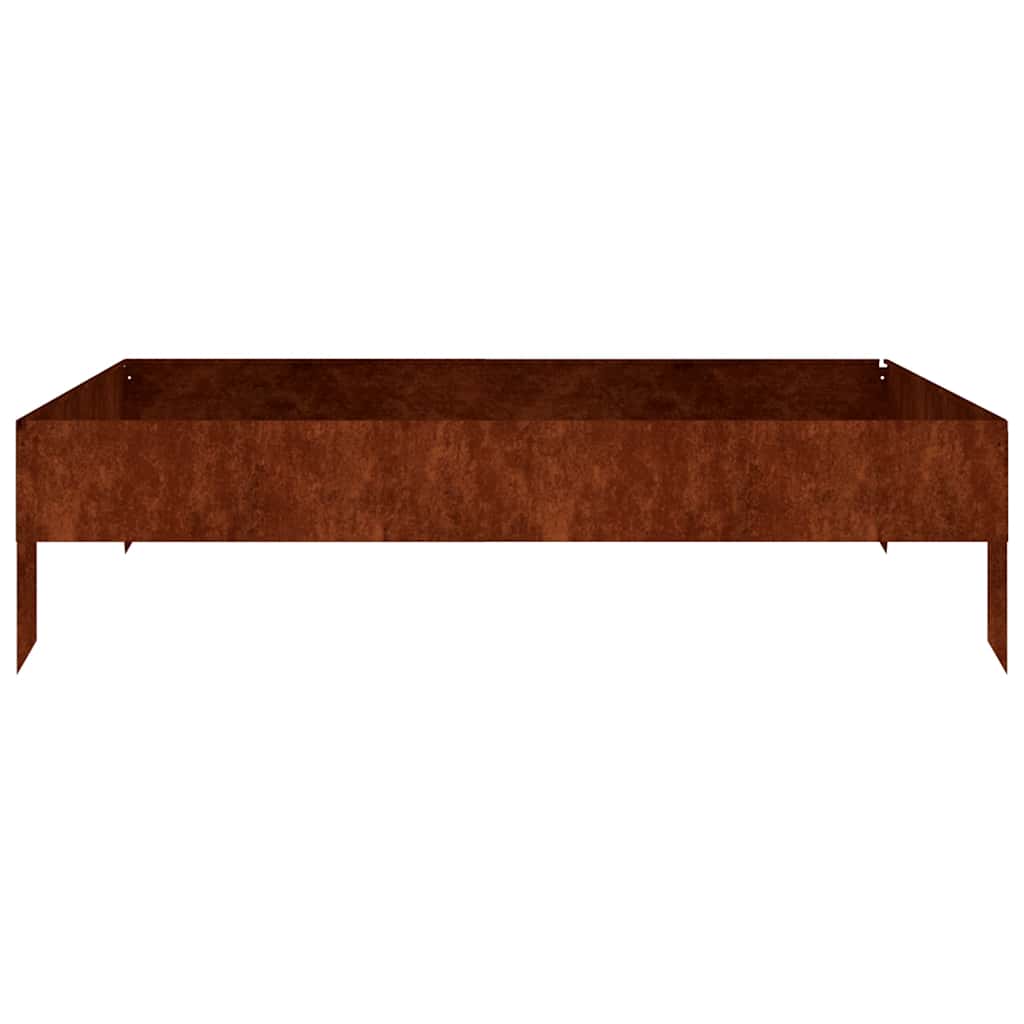 Garden Raised Bed 100x100x26 cm Corten Steel