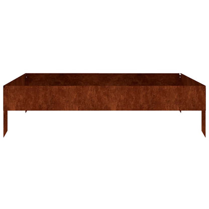 Garden Raised Bed 100x100x26 cm Corten Steel