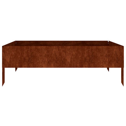 Garden Raised Bed 100x100x33.5 cm Corten Steel
