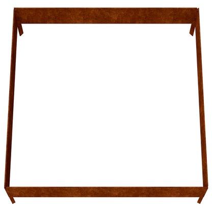 Garden Raised Bed 100x100x33.5 cm Corten Steel