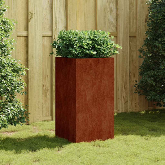 Planter 40x40x80 cm Corten Steel