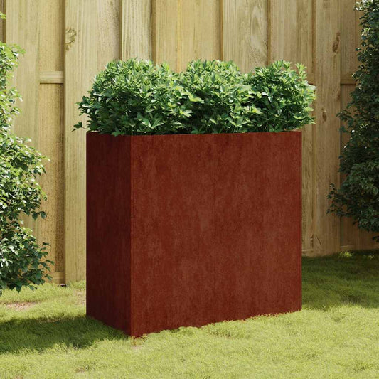 Planter 80x40x80 cm Corten Steel