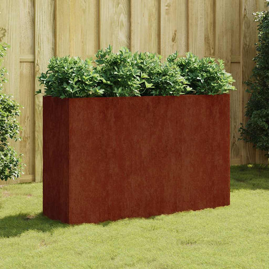 Garden Raised Bed 120x40x80 cm Corten Steel