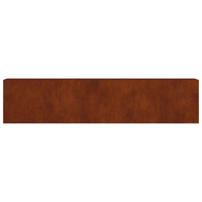 Garden Raised Bed 360x40x80 cm Corten Steel
