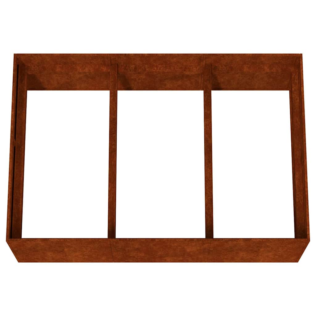 Garden Raised Bed 120x80x40 cm Corten Steel