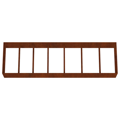 Garden Raised Bed 280x80x40 cm Corten Steel