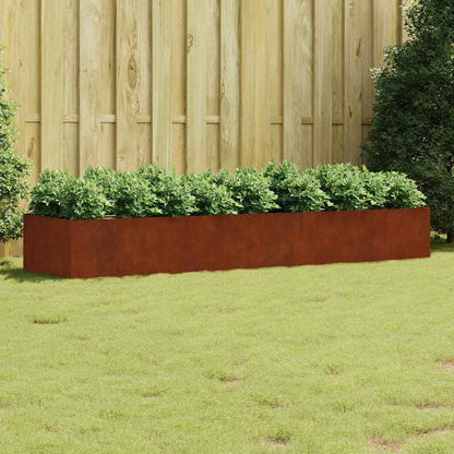Garden Raised Bed 280x80x40 cm Corten Steel