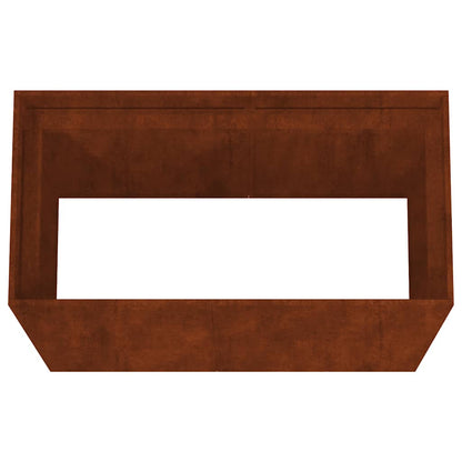 Planter 40x80x80 cm Corten Steel