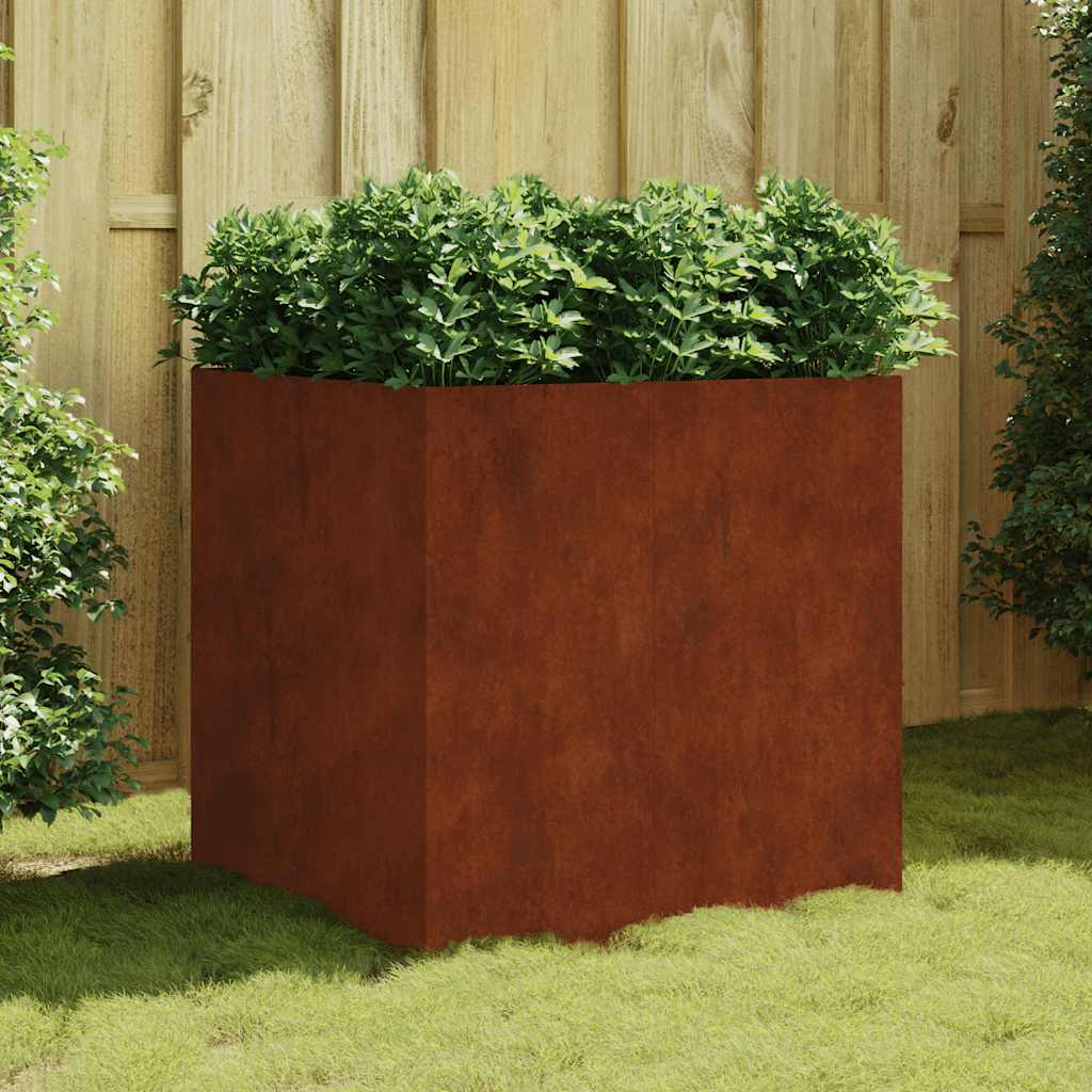 Planter 80x80x80 cm Corten Steel