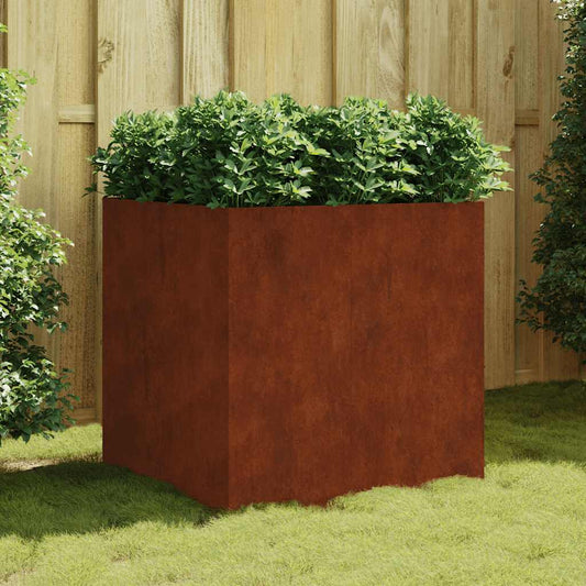 Planter 80x80x80 cm Corten Steel