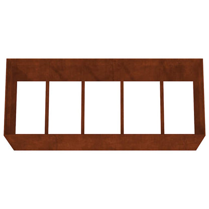 Garden Raised Bed 200x80x80 cm Corten Steel