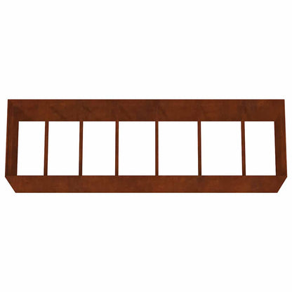 Garden Raised Bed 280x80x80 cm Corten Steel