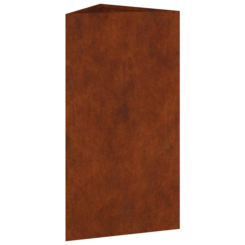 Garden Planter 40x34.5x75 cm Corten Steel