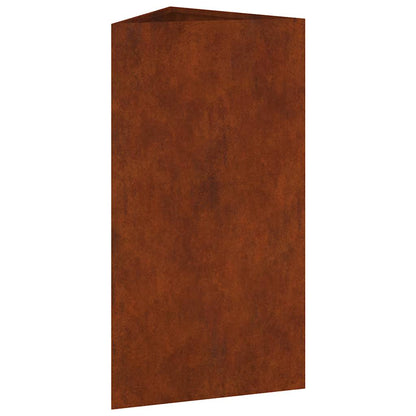 Garden Planter 40x34.5x75 cm Corten Steel