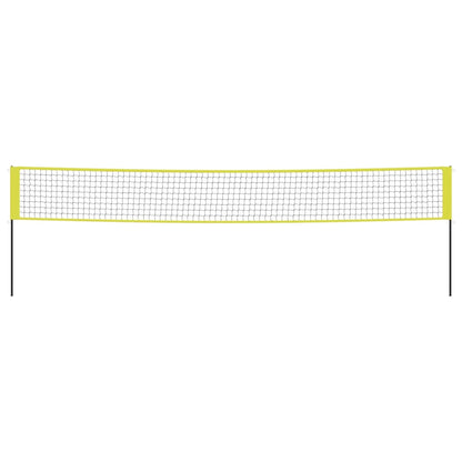 Volleyball Net Yellow and Black 823x244 cm PE Fabric