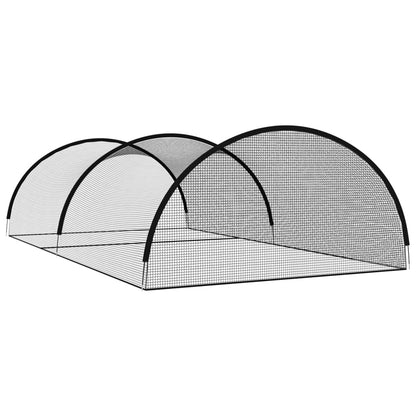 Baseball Batting Cage Net Black 900x400x250 cm Polyester
