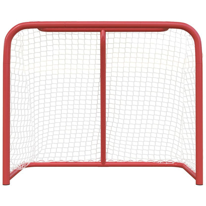 Hockey Goal Red and White 183x71x122 cm Polyester
