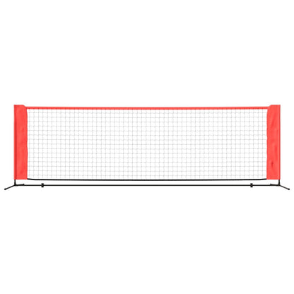 Tennis Net Black and Red 300x100x87 cm Polyester