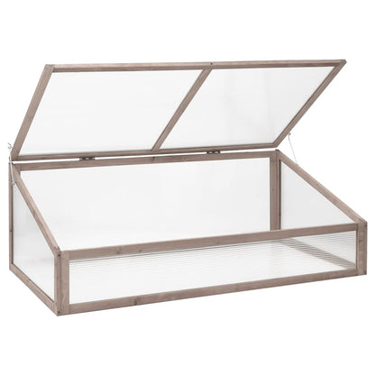 Greenhouse Grey 110x56x39 cm Fir Wood