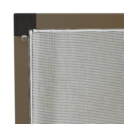 Insect Screen for Windows Brown 80x100 cm